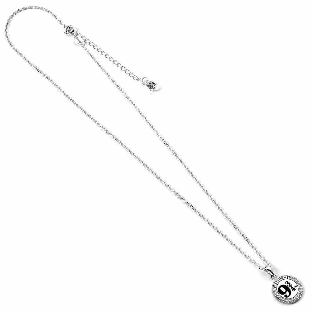 Harry Potter Sterling Silver Crystal Necklace 9 & 3 Quarters - Select