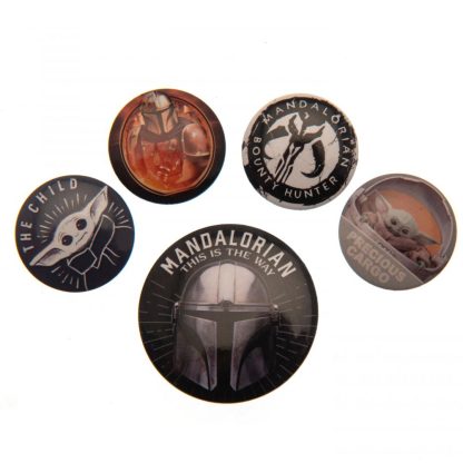 Star Wars: The Mandalorian Button Badge Set - Image 4