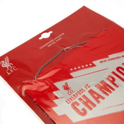 Liverpool FC Champions Of Europe Metal Sign - Image 8