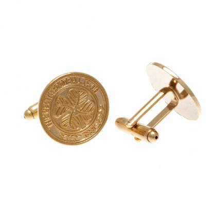 Celtic FC Gold Plated Cufflinks - Image 4