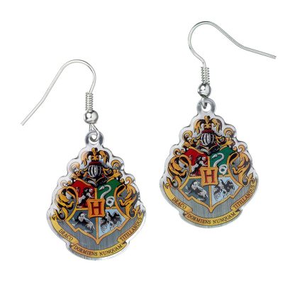 Harry Potter Silver Plated Earrings Hogwarts - Image 4