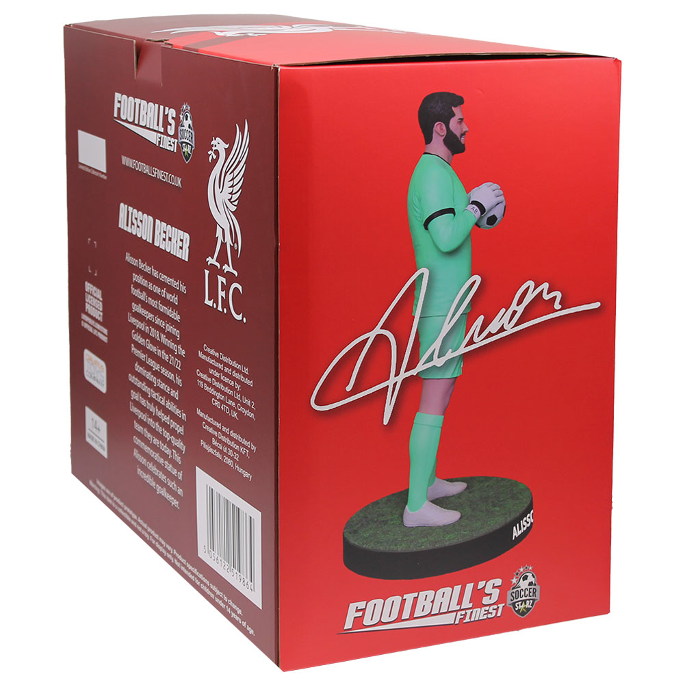 Liverpool Fc Football S Finest Alisson Becker Premium Cm Statu Select Sports Souvenirs