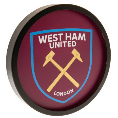 West Ham United FC Metal LED Logo Sign - Image 3