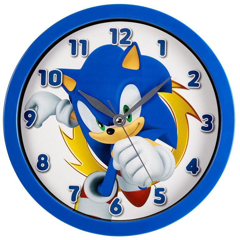 Sonic The Hedgehog Wall Clock - Select Sports Souvenirs