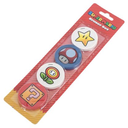 Super Mario 4pk Eraser Set - Image 3