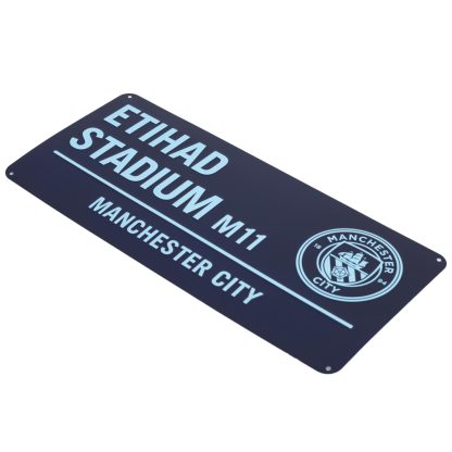 Manchester City FC Two Tone Street Sign - Image 2