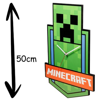 Minecraft XL Premium Metal Wall Clock - Image 2