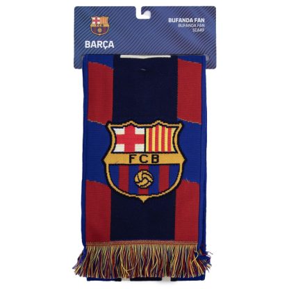 FC Barcelona Navy Stripe Scarf - Image 4