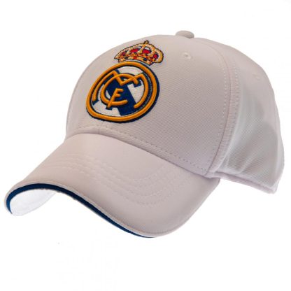 Real Madrid White Debossed Cap - Image 3