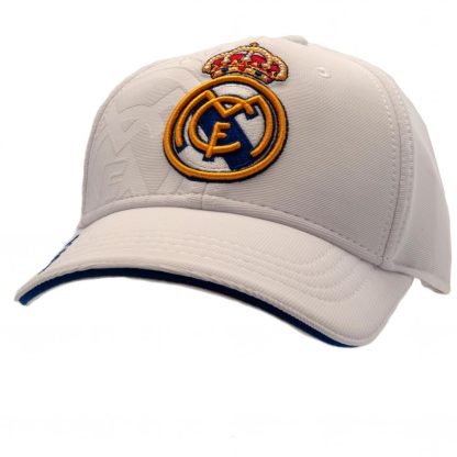 Real Madrid White Debossed Cap - Image 4