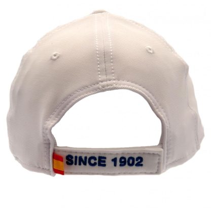 Real Madrid White Debossed Cap - Image 5