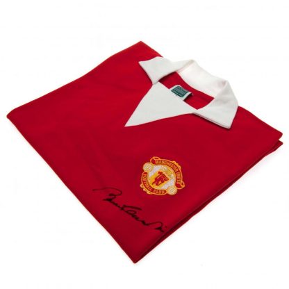 Manchester United FC Sir Bobby Charlton Signed Shirt - Image 2