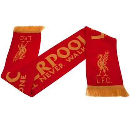 Liverpool FC Gold Liverbird Scarf - Image 2