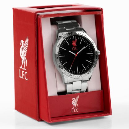 Liverpool FC Mens Silver Bracelet Watch - Image 3