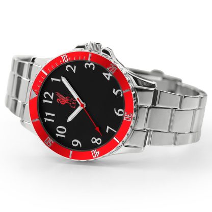 Liverpool FC Mens Red & Silver Bracelet Watch - Image 2