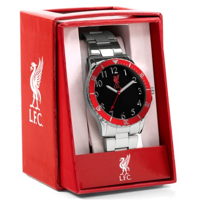 Liverpool FC Mens Red & Silver Bracelet Watch - Image 3