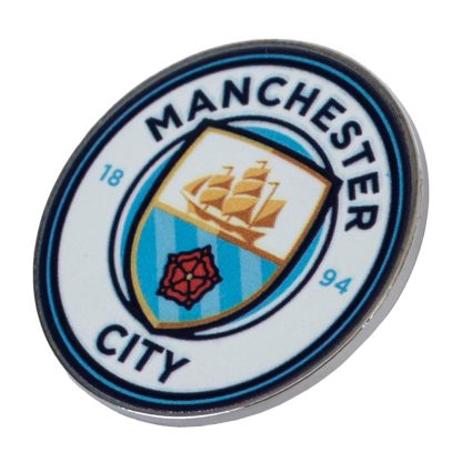 Manchester City FC Club Crest Pin Badge - Image 2