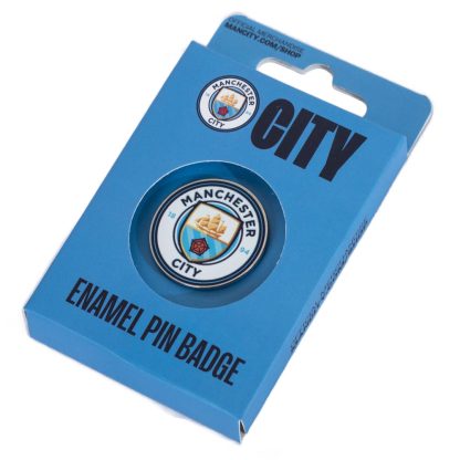 Manchester City FC Club Crest Pin Badge - Image 4