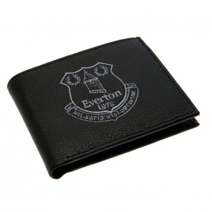 Everton FC Black Embroidered Wallet