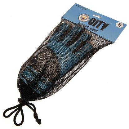 Manchester City FC Delta Goalkeeper Gloves Kids - Image 3