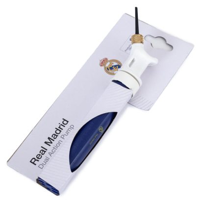 Real Madrid FC Blue Dual Action Football Pump - Image 3