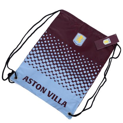 Aston Villa FC Fade Gym Bag - Image 2