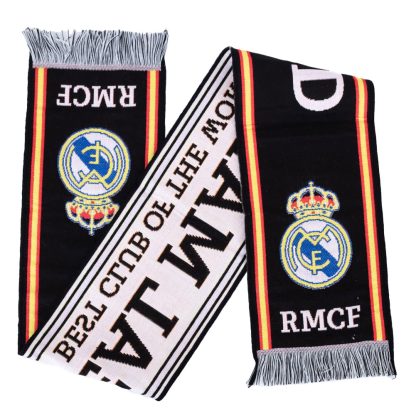 Real Madrid FC Black Scarf - Image 2