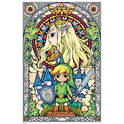 The Legend Of Zelda Stained Glass Poster 25